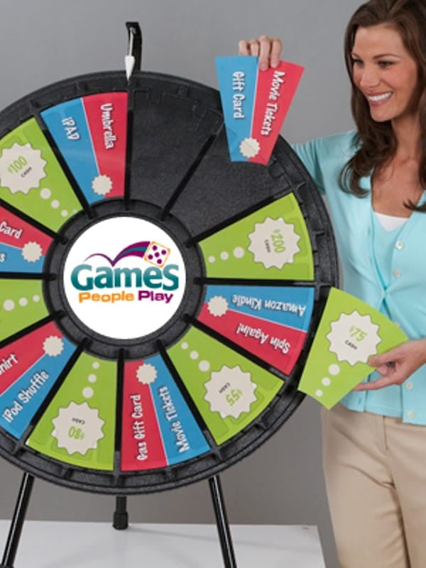 Twelve to Twenty Four Slot Adaptable Tabletop Prize Wheel