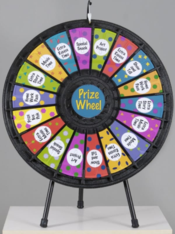18 Slot 31" Classic Prize Wheel Tabletop Game