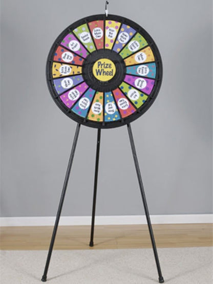 Eighteen Slot Floor Stand Prize Wheel