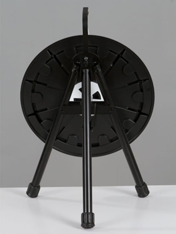 Ten Slot Prize Wheel Fourteen Inch Wide Tabletop Game back view