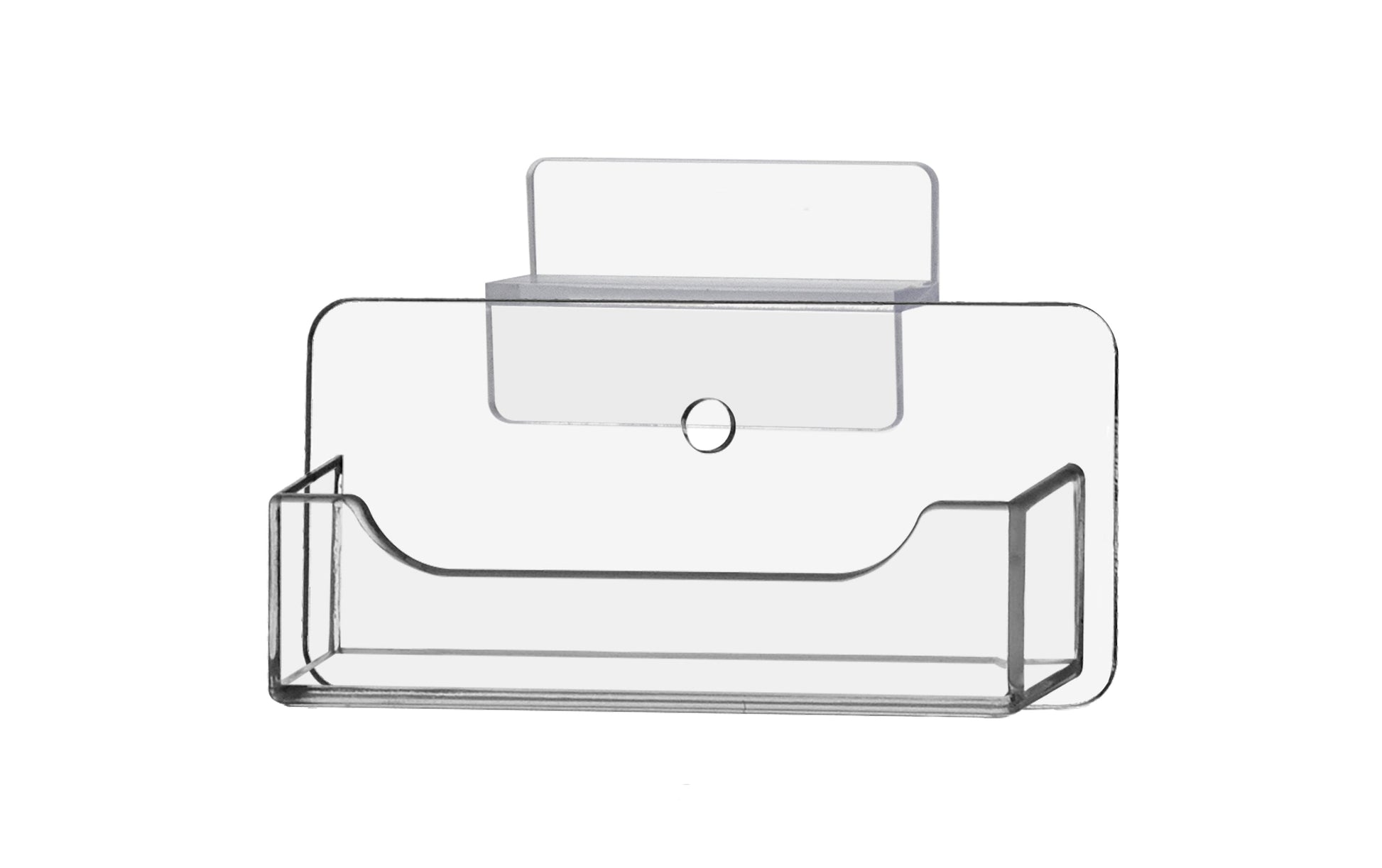 Slatwall Single Pocket Business or Gift Card Display Holder