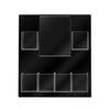Wall 8.5"W x 11"H Sign Holder and 6 Trifold Pockets Holder PVC