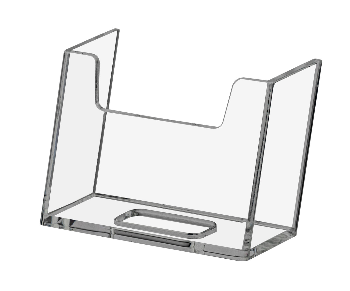 2.25"W x 1.5"H x 1"D Vertical Business Card Attachment Plastic