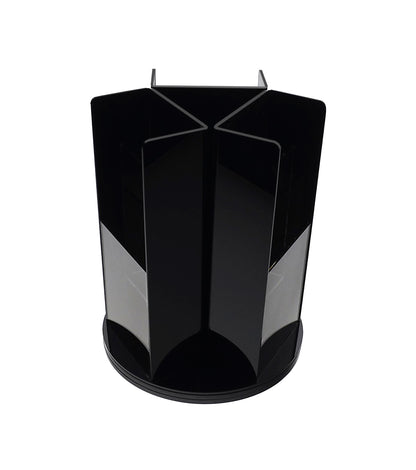 Rotating Trifold Holder for 4"W Brochures Multi Pocket Display