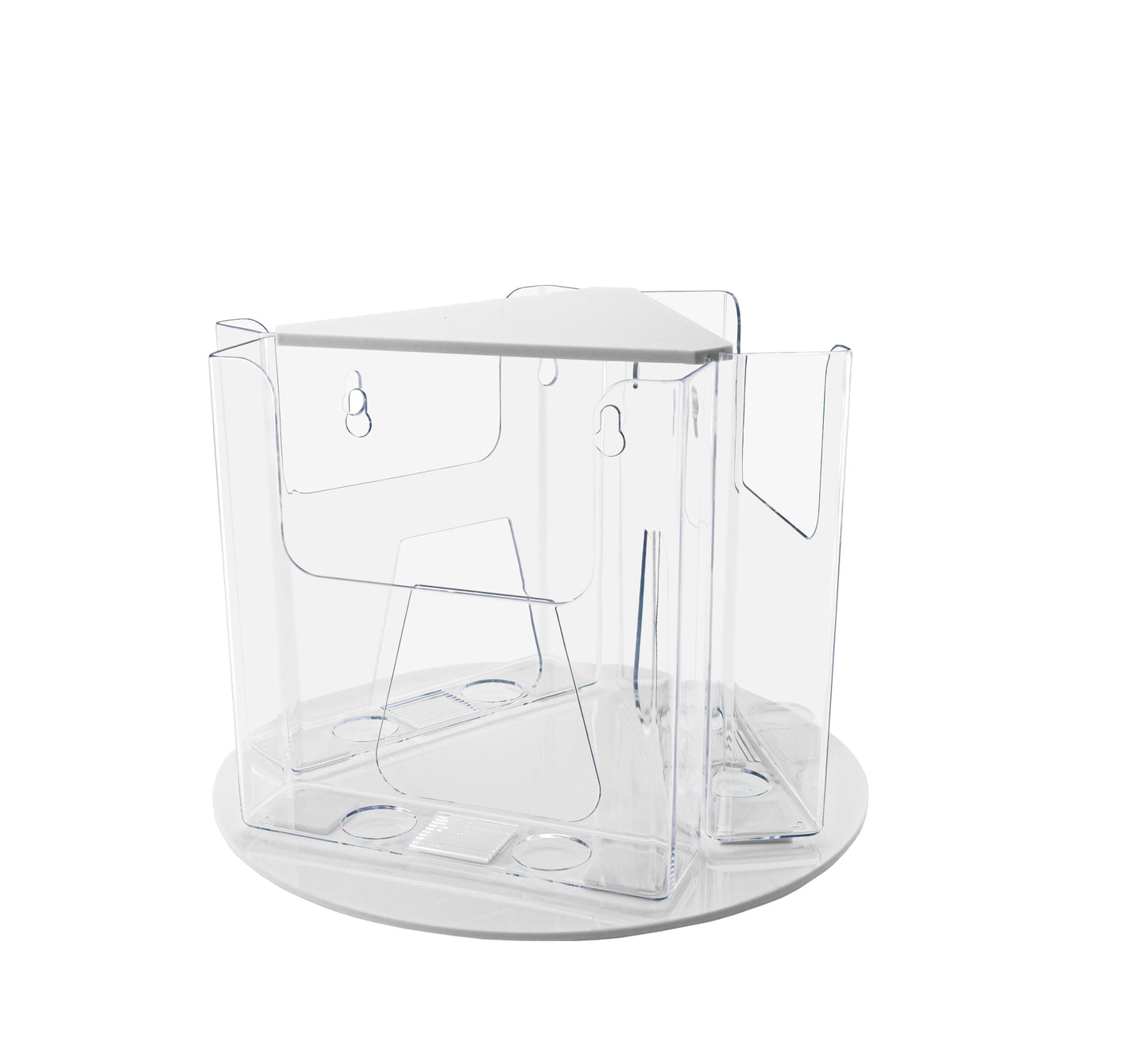 Rotating Brochure Holder for 6"W Bifolds Countertop Stand