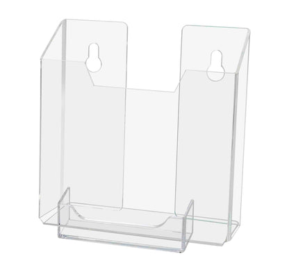 Brochure Holder for 5.5"W Bifolds with Business Card Pocket