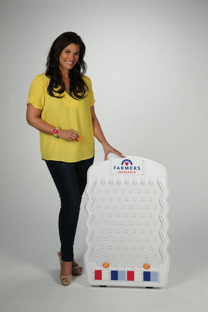 White Mini Prize Drop Expos Tradeshow with model