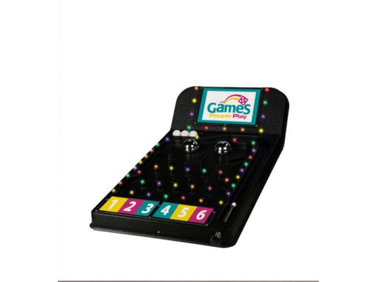 Prize Pinball with Lights angled view