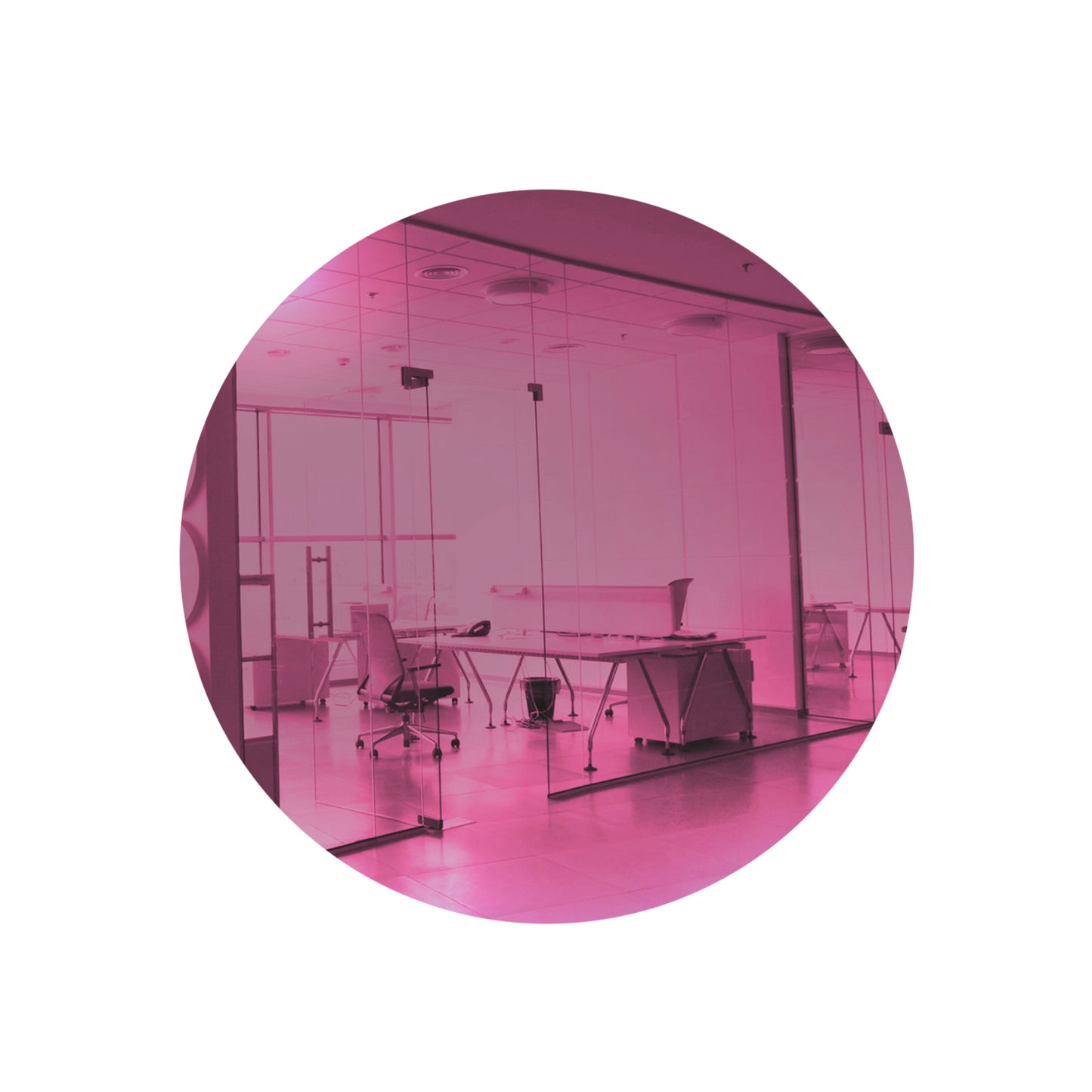 Pink Round Shaped Mirror Acrylic Pieces for Arts and Crafts