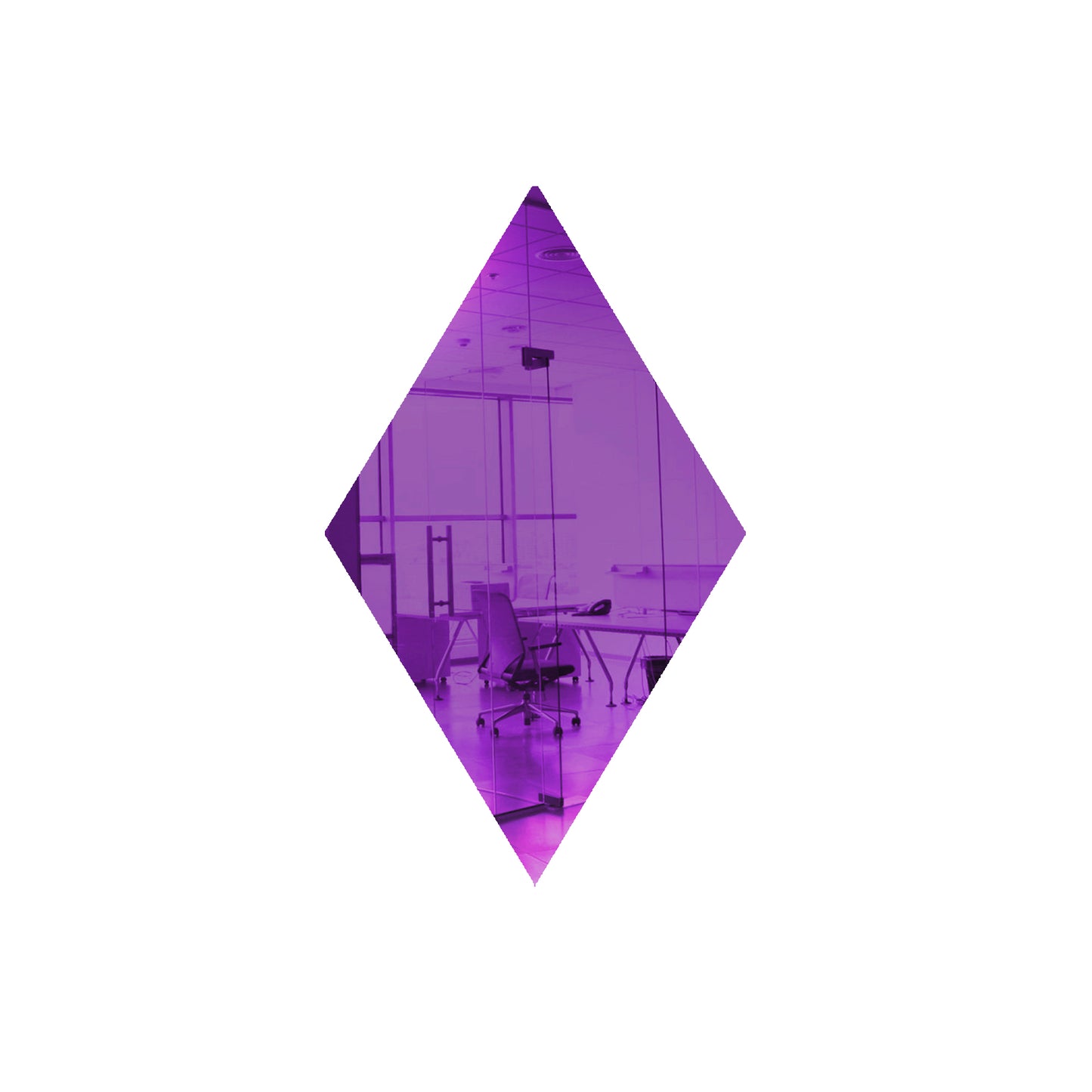 50 Pack Diamond Shaped Mirror Acrylic Pieces for Arts and Crafts