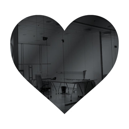 50 Pack Heart Shaped Mirror Acrylic Pieces for Arts and Crafts