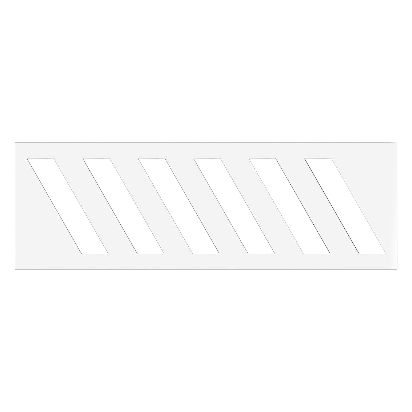 Speed Bump Lines Stencil Template for Parking Garages