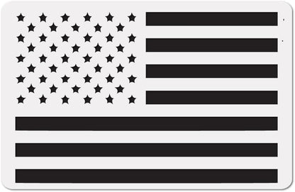 American Flag Stencil Stars and Stripes Template