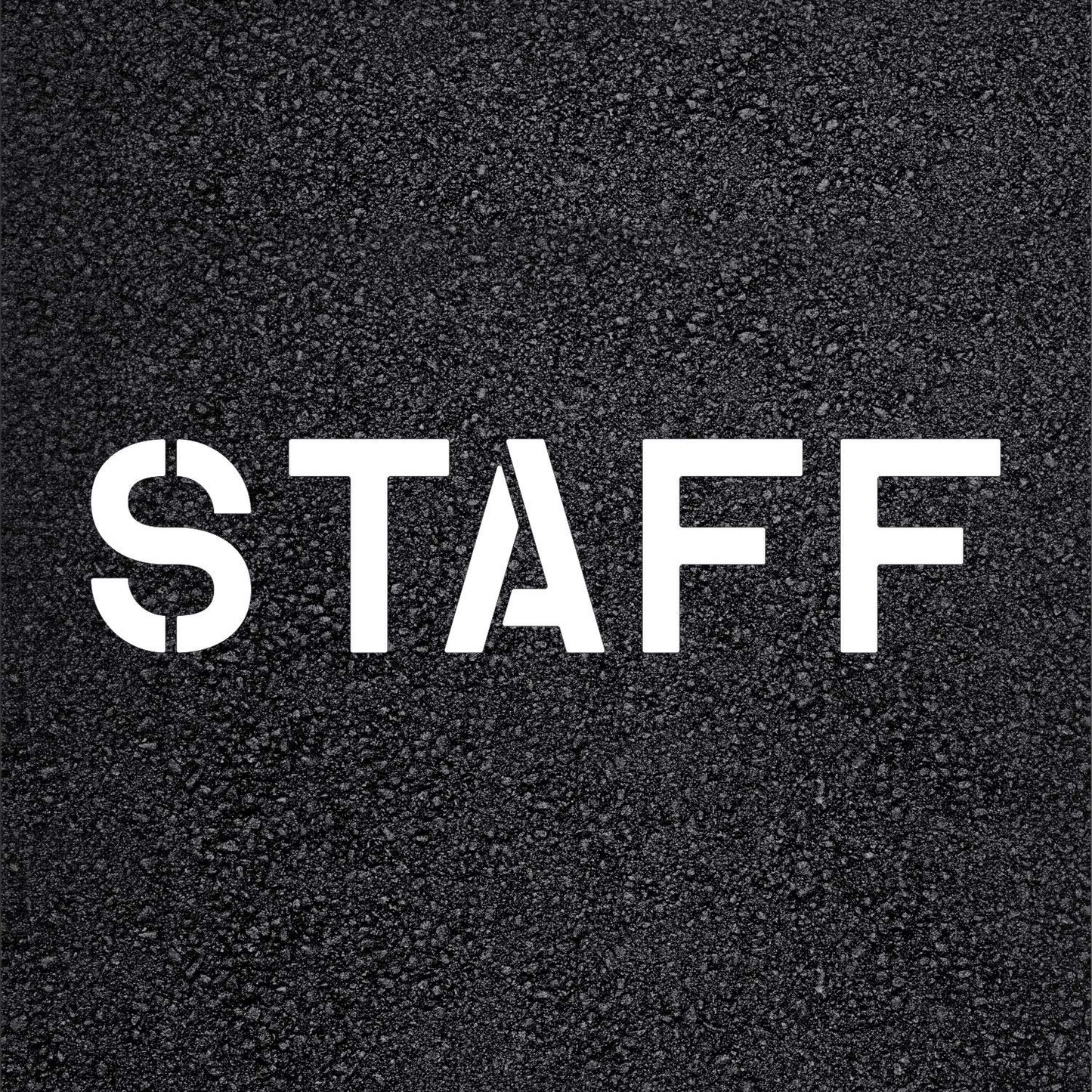 STAFF Stencil Parking Lot Template