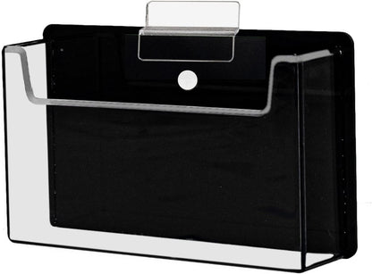 Slatwall 6"W Postcard Index Time Card Single Pocket Holder