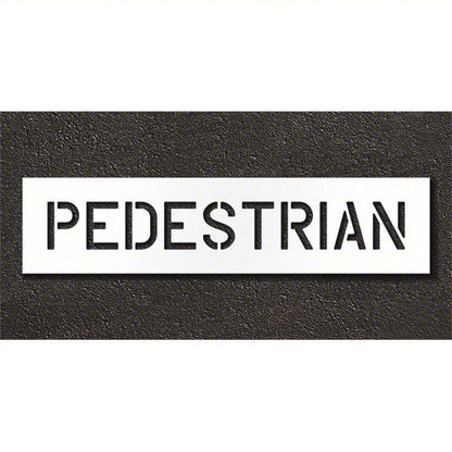 PEDESTRIAN Stencil for Pavement Marking