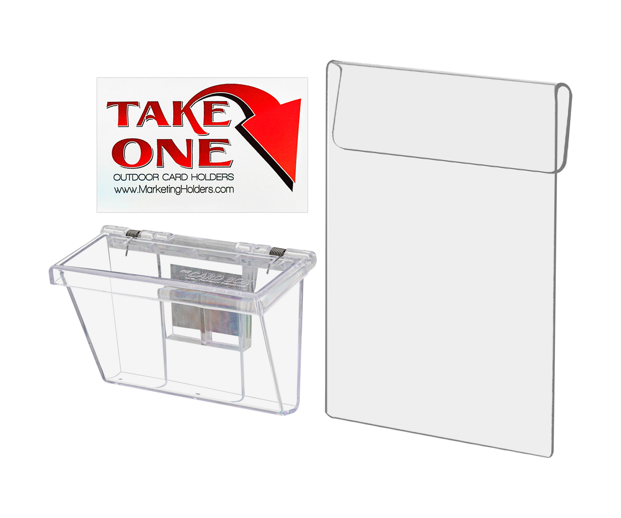 Vehicle Outdoor Business Card Bin with Large Window Hook