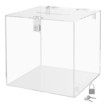 10"W Ballot Box Top Lock Entry Bin