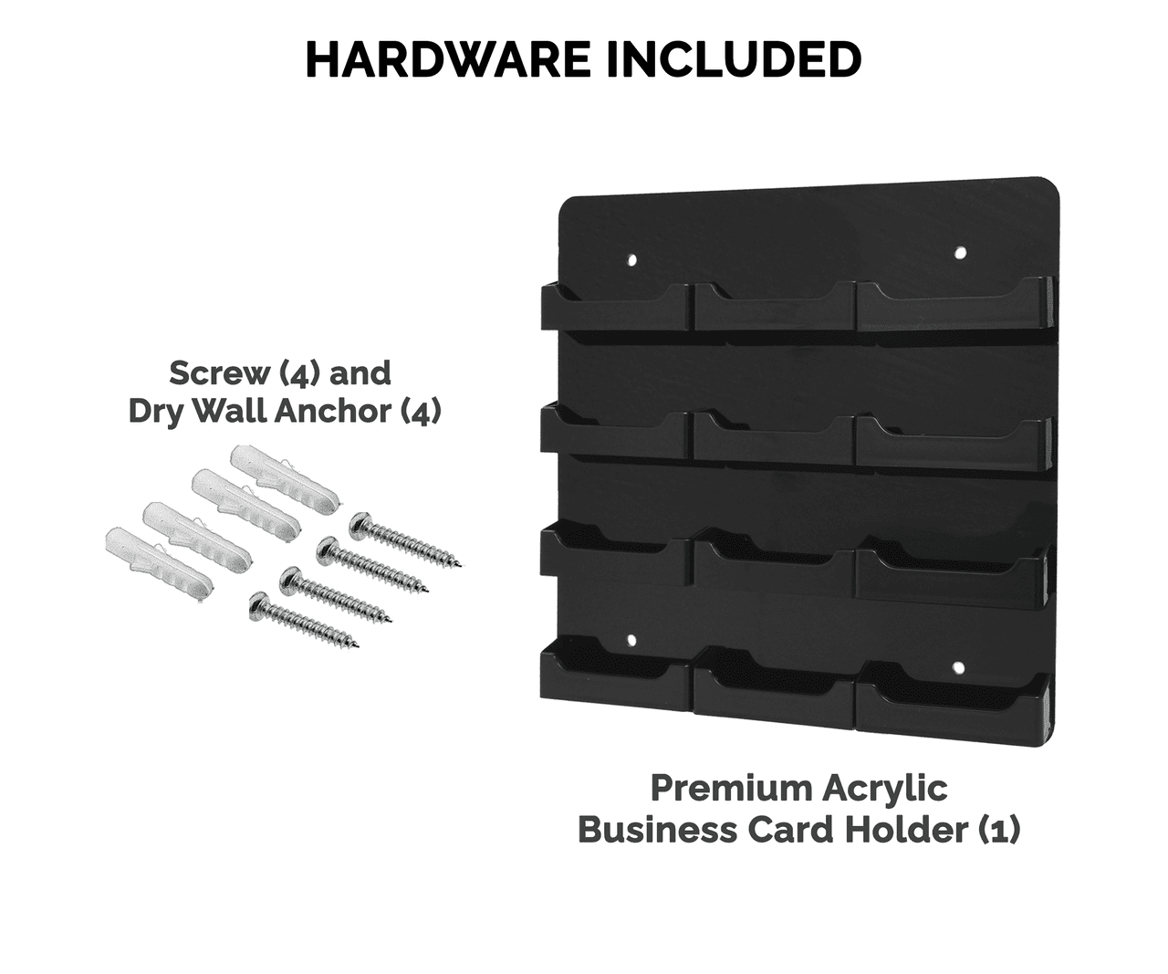 12 Pocket Hanging Business Card Holder