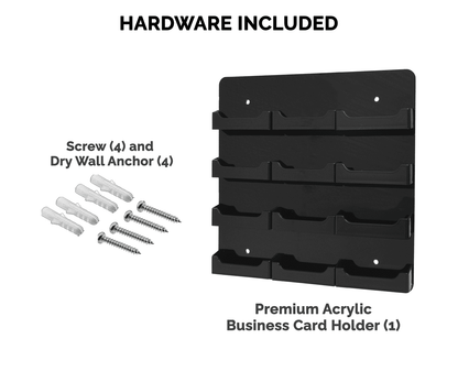 12 Pocket Hanging Business Card Holder