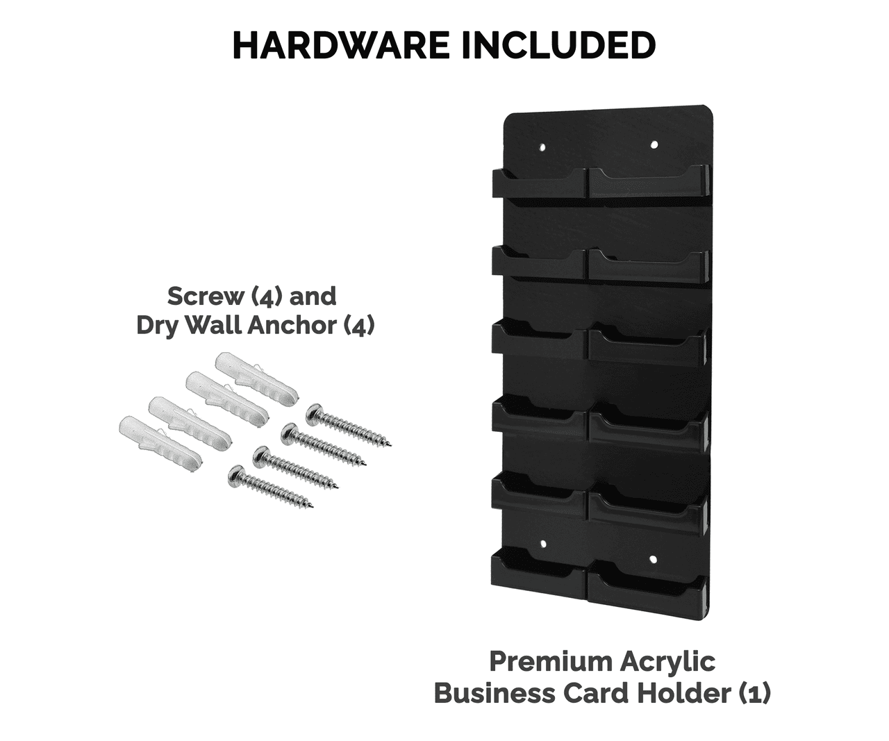 12 Pocket Hanging Business and Gift Card Rack