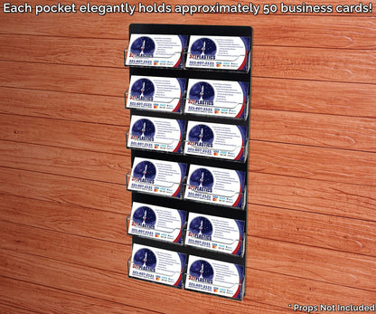 12 Pocket Hanging Business and Gift Card Rack