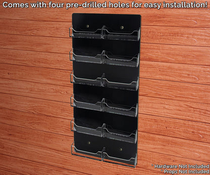 Clear and Black Gift Card Rack