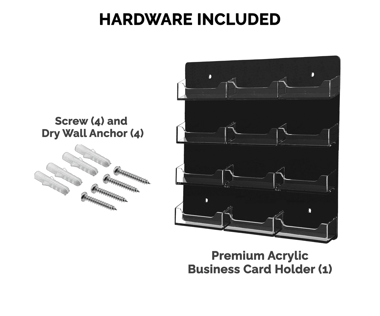 12 Pocket Hanging Business Card Holder