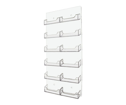 Clear Twelve Pocket Appointment Card Display Holder
