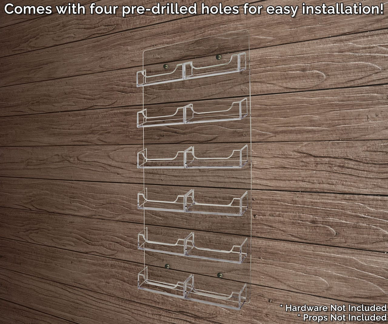 12 Pocket Hanging Business and Gift Card Rack