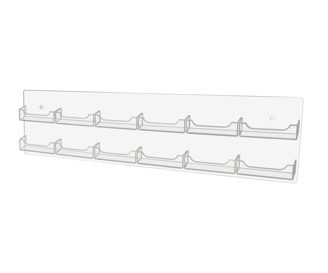12 Pocket Wall Mount Business Card Holder