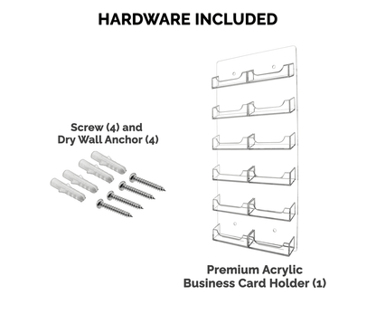12 Pocket Hanging Business and Gift Card Rack