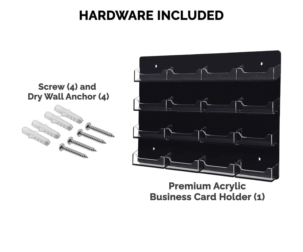 16 Pocket Hanging Business Card Holder