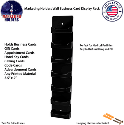 7 Pocket Hanging Business Card Holder