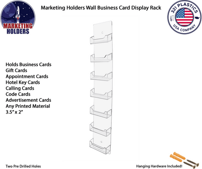 Seven Pocket Business Card Display