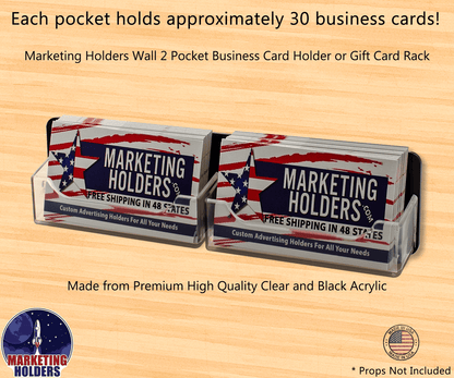 Wall Mount Business Card Holder