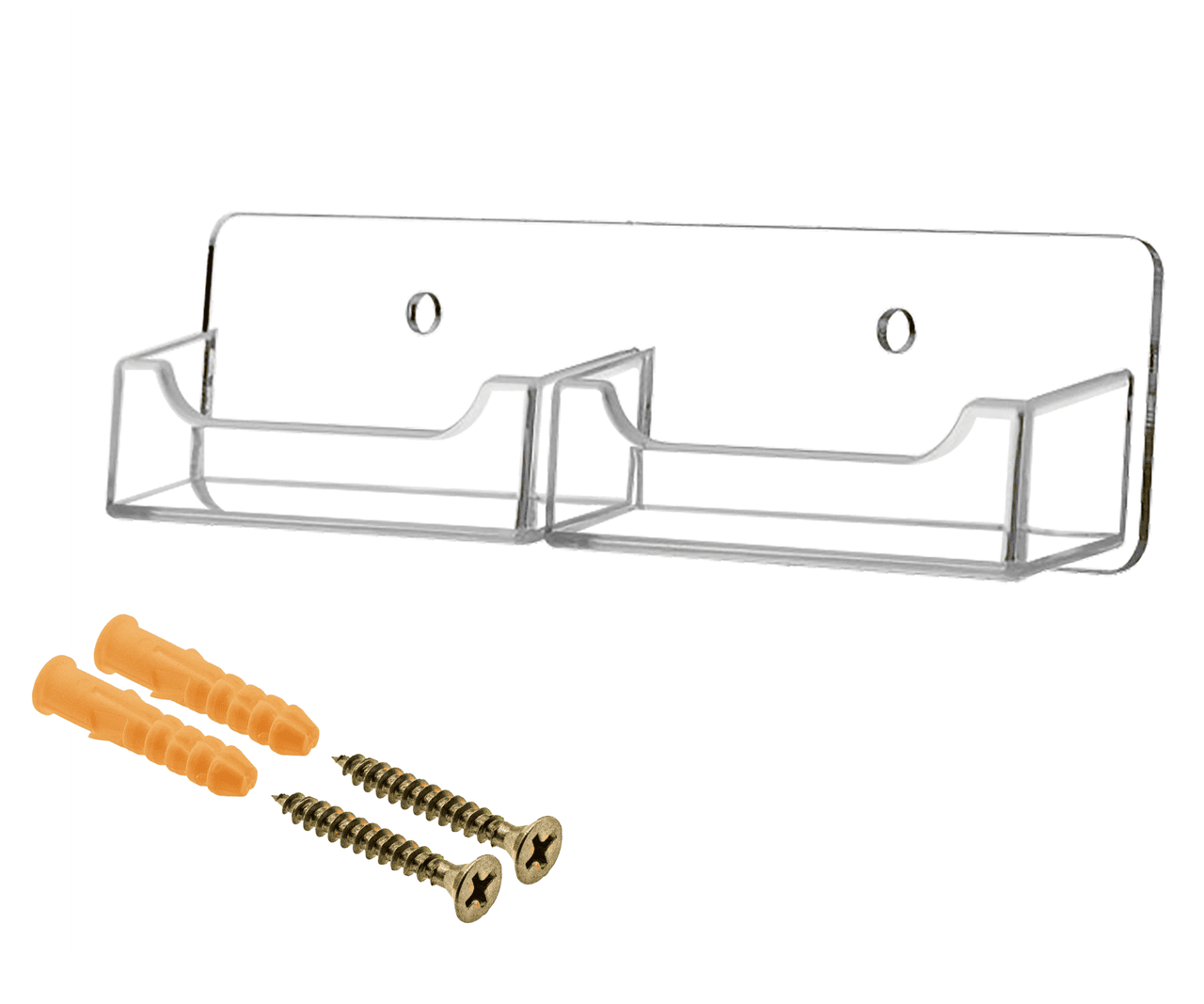 Clear on Clear Business Card Holder empty