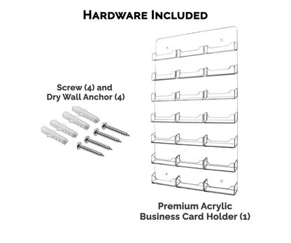 21 Pocket Hanging Business Card Holder