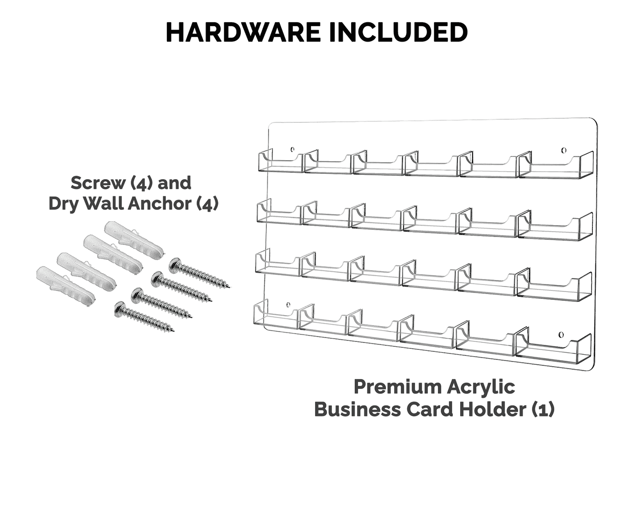 24 Pocket Hanging Business Card Holder
