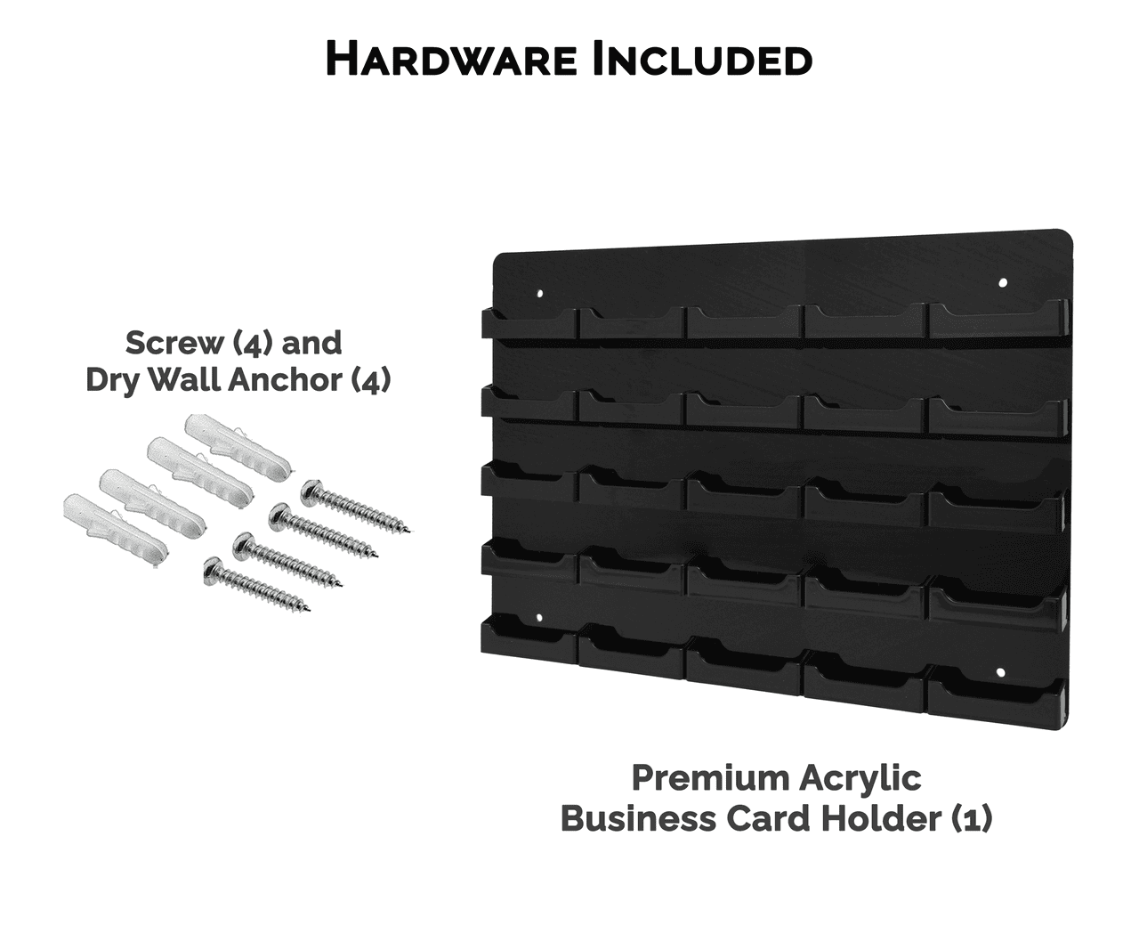 25 Pocket Hanging Business Card Holder