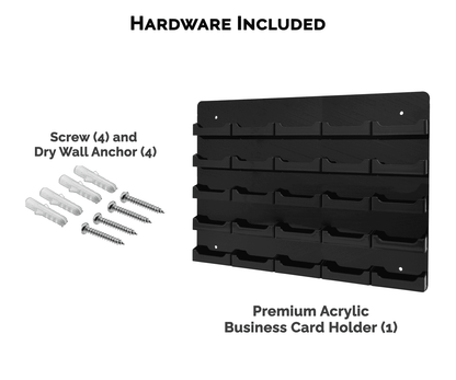 25 Pocket Hanging Business Card Holder