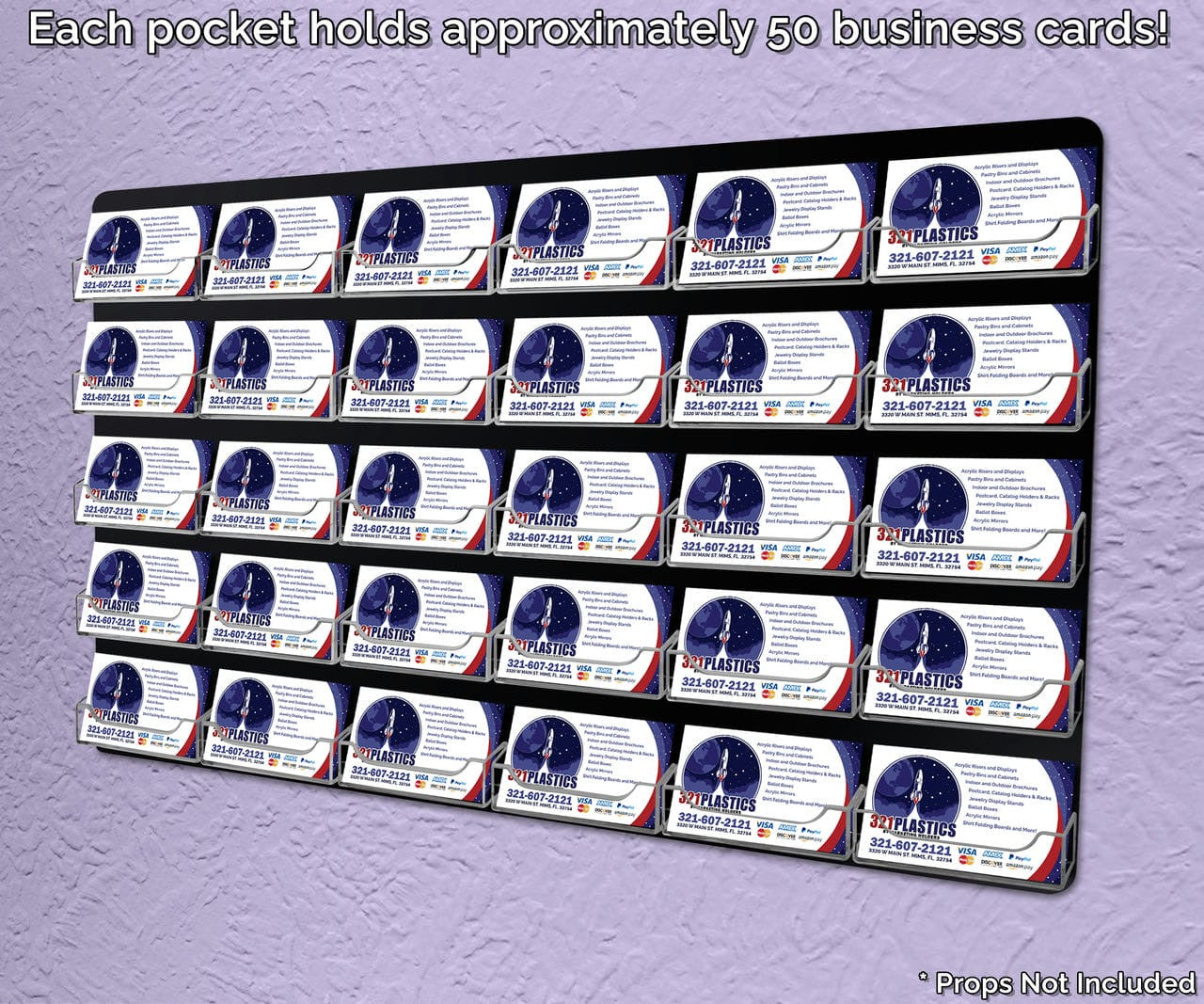 Thirty Pocket Business Card Rack