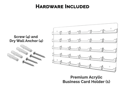 30 Pocket Hanging Business Card Holder