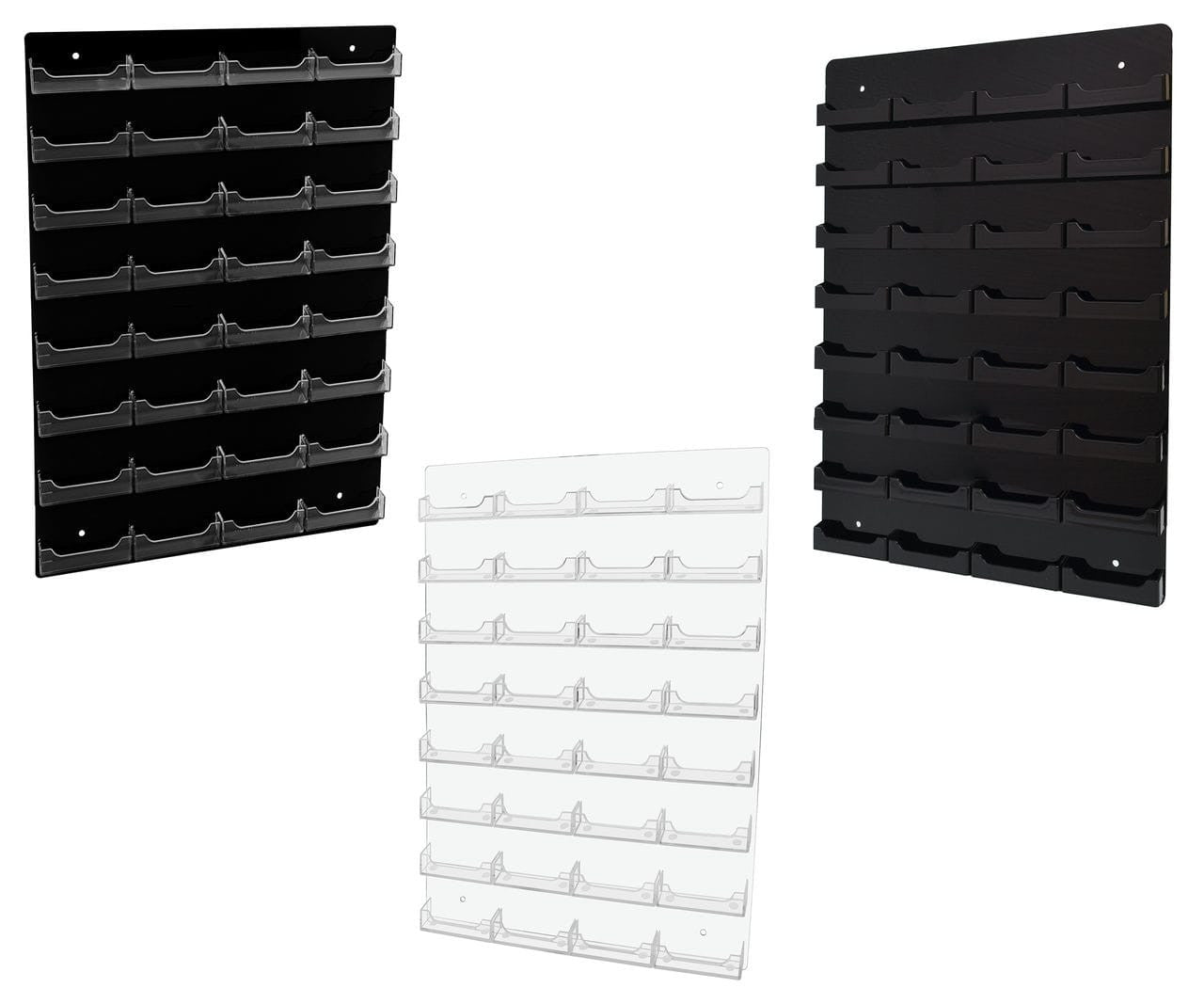 Thirty Two Pocket Wall Business Card Holder Vertical Hanging Organizer all variations