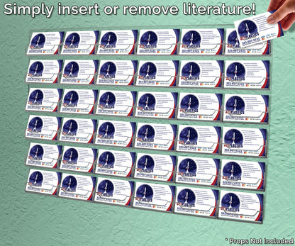Simply insert or remove literature
