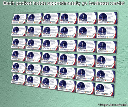 36 Pocket Hanging Business Card Holder