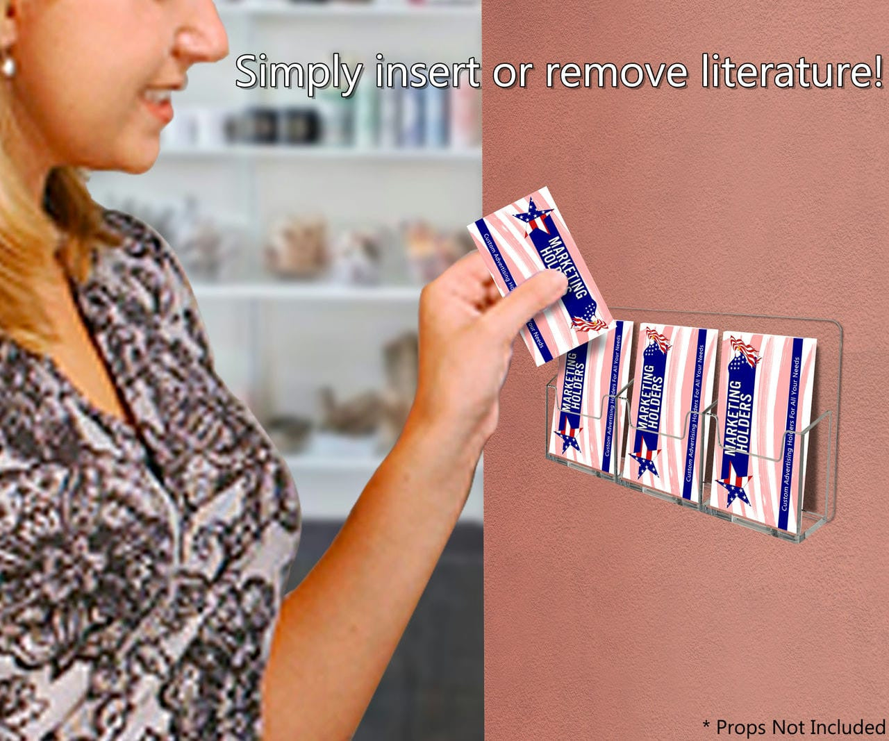 Simply insert or remove literature