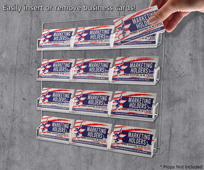 12 Pocket Hanging Business Card Holder