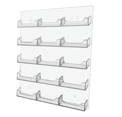Fifteen Pocket Gift Card Business Gift Card Organizer Wall Mount