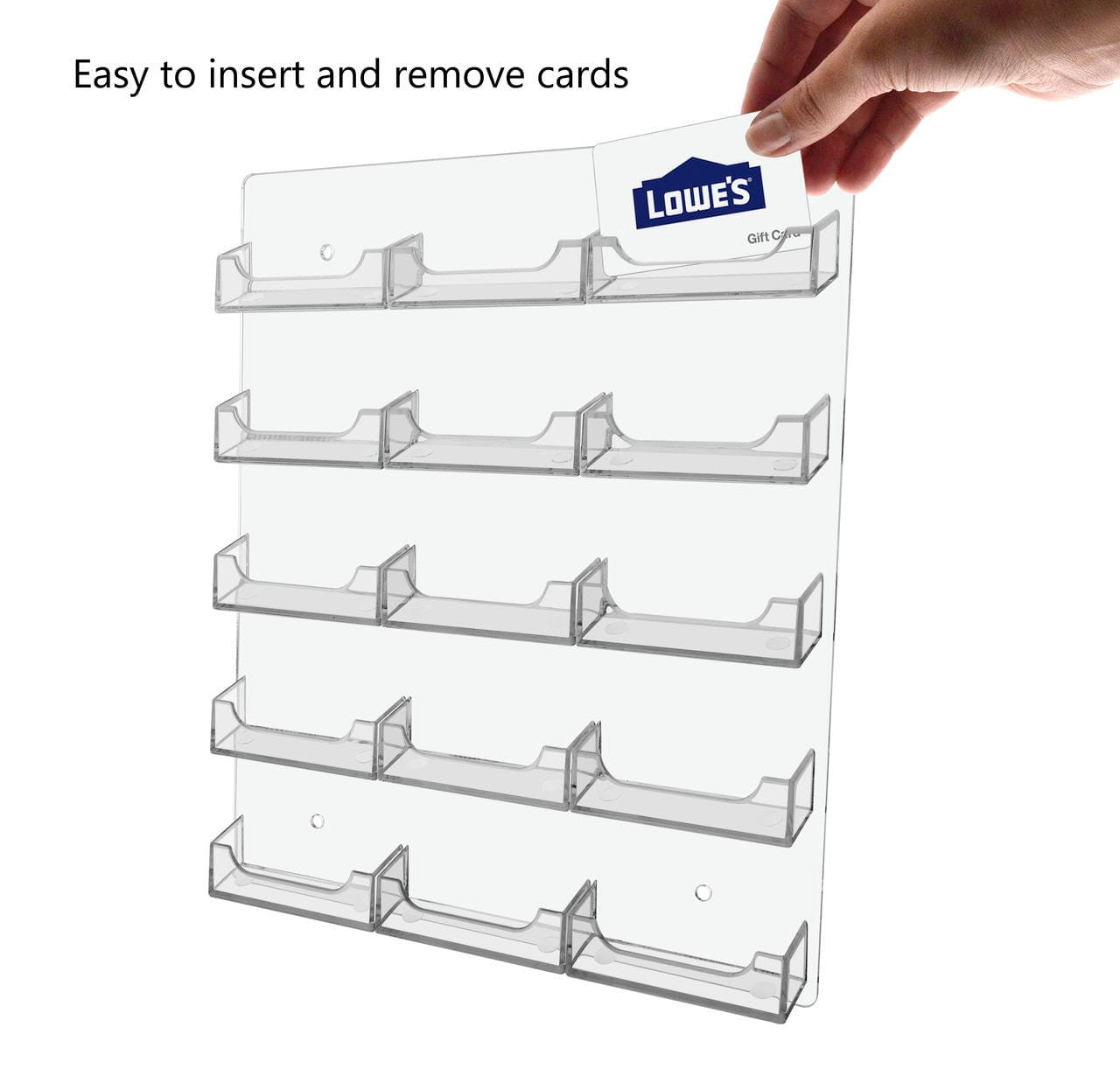 15 Pocket Hanging Business and Gift Card Holder